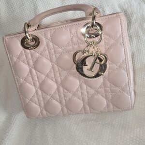 Cd Pink Quilted Women's Bag